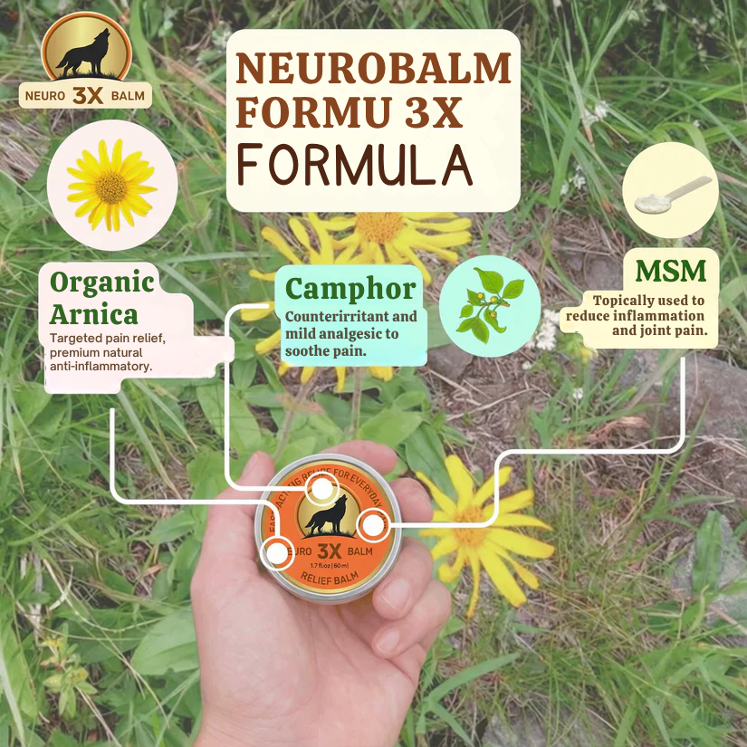 NeuroBalm 3X™ MSM Pain Relief Balm